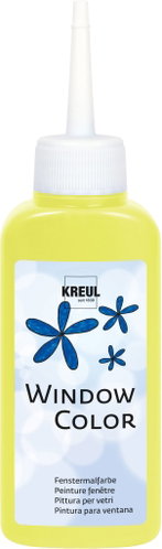 KREUL Window Color, Fluorescent Yellow, 80 ml - Glass Paints - Main image