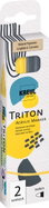 KREUL TRITON edge, 1 - 4 mm, Curcuma a Graphite - Markers
