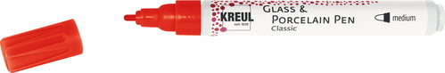KREUL na sklo a porcelán CLASSIC, 2 - 4 mm, červený - Marker - Main image