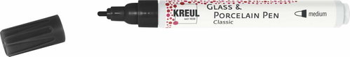 KREUL na sklo a porcelán CLASSIC, 2 - 4 mm, černý - Marker - Main image