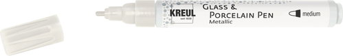 KREUL na sklo a porcelán METALLIC, 2 - 4 mm, perleťový - Marker - Main image