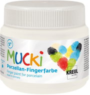 KREUL MUCKI na porcelán, bílá, 150 ml - Fingerpaints