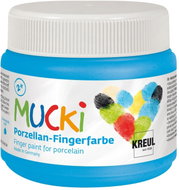 KREUL MUCKI na porcelán, modrá, 150 ml - Fingerpaints