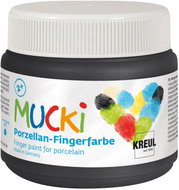 KREUL MUCKI na porcelán, černá, 150 ml - Fingerpaints
