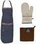 Excellent Kitchen Textile Set of 3 in STONE Brown - Apron
