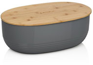 Kela Bread tray NAMUR plastic / wood anthracite - Breadbox