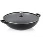 KELA Calido Wok s poklicí 36 cm černý litina - Pánev wok