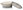 Light grey oval baking dish 29 × 23 × 11 cm cast iron