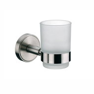 KELA Brush holder MARBEA 18 / 10 stainless steel, acrylic - Toothbrush Holder