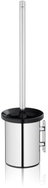 KELA toilet set Alor stainless steel 18 / 10 black low wall mounted - Toilet Brush