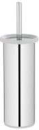KELA toilet set Alor stainless steel 18/10 light grey high on the floor - Toilet Brush