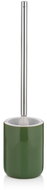 KELA toilet set Isabella ceramic leaf green 46 cm × 10,5 cm - Toilet Brush