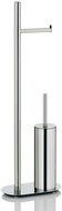 KELA toilet set LUCIDO stainless steel 25 × 13 × 76,5 cm - Toilet Brush