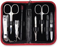 KELLERMANN Ladies manicure set 9204 P N red - Manicure Set