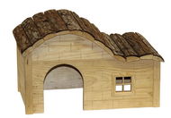 Kerbl Domek pro králíky a jiné hlodavce, s kulatou střechou, 40 × 25 × 25 cm - Domeček pro hlodavce