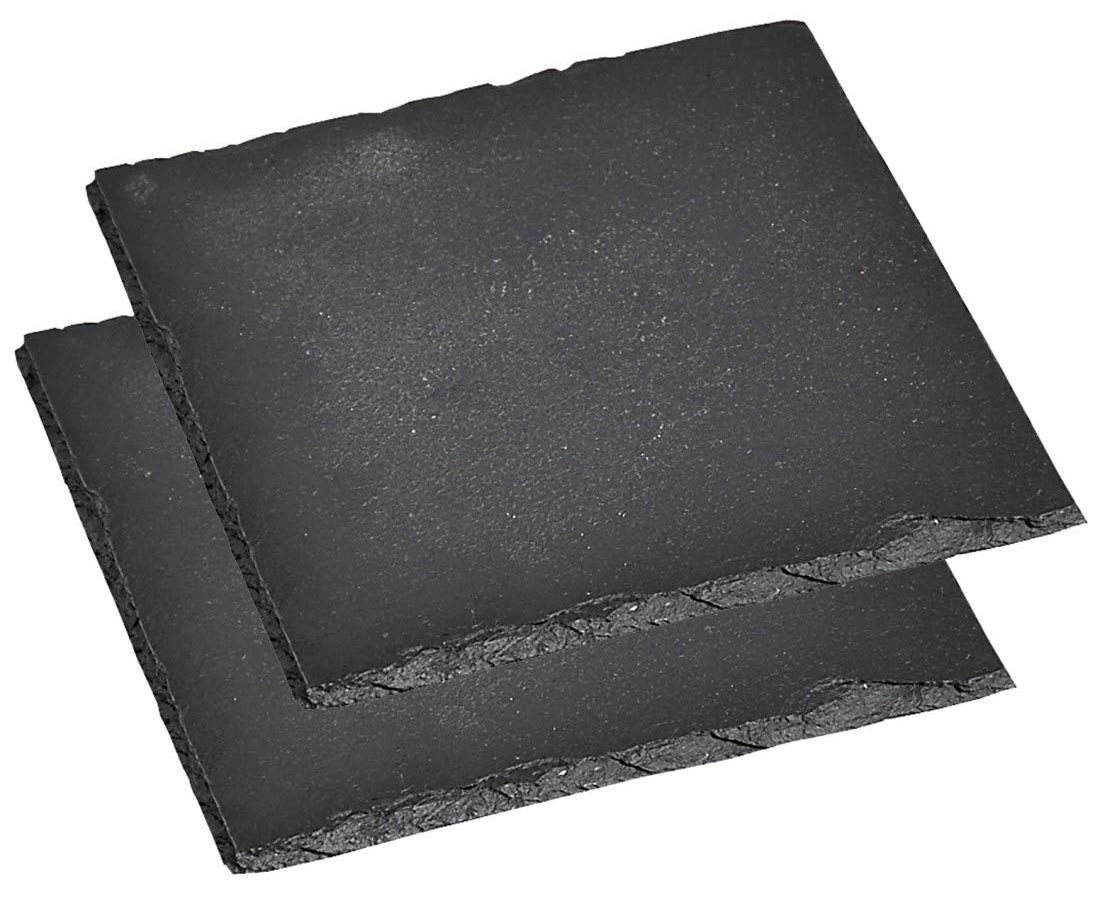 Kesper Négyzet alakú pala tálalólap készlet 20x20 cm