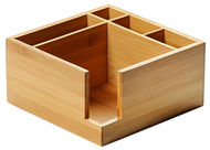 Kesper Napkin and cutlery tray bamboo - Cutlery Stand