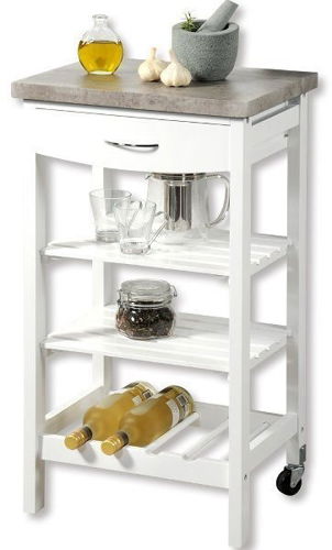 - Rack Mobile Kitchen Kesper Shelf Storage