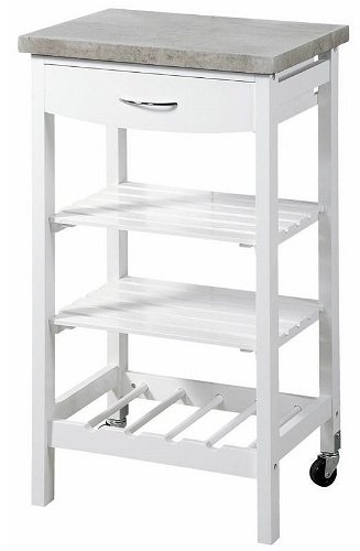 Kesper Mobile Kitchen Shelf Storage - Rack