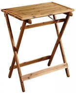 Kesper Acacia Wood Grill Table - Food Serving Trolley
