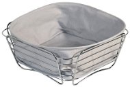 Kesper Stainless-Steel Basket with removable lining 26x26cm - Bread Basket