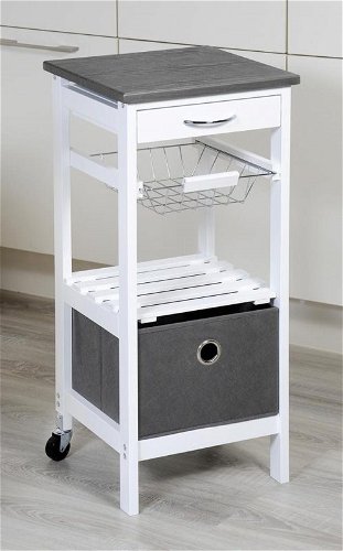 Kesper Mobile Kitchen Storage Unit - Shelf