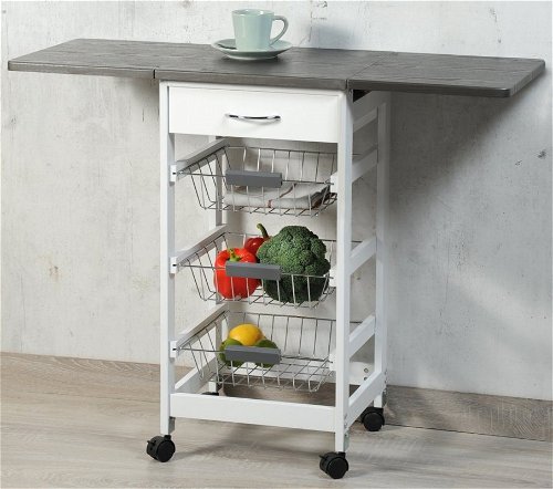 Kesper Mobile Kitchen - Unit folding Shelf Storage