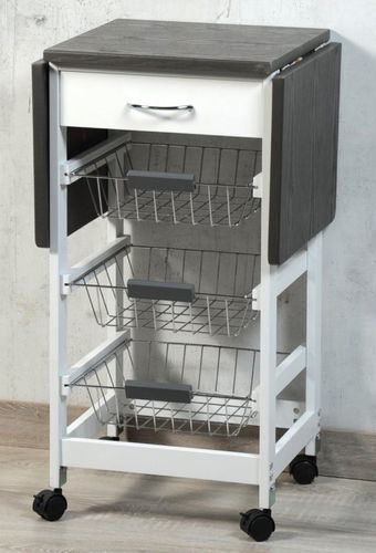 Storage Shelf Kitchen Mobile Unit folding Kesper -