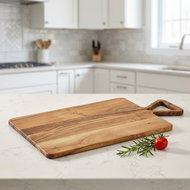 KESPER Cutting board with handle Acacia, height 15 mm, 540 × 300 mm - Cutting Board