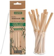 Kesper, Drinking Straws, Bamboo, 12 pcs - Straw