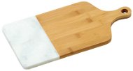 Kesper Chopping Board with Handle, Bamboo with Marble 36 x 18.5cm - Chopping Board