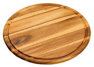 Chopping Board Kesper Round Cutting Board Made of Acacia Wood, Diameter of 25cm - Krájecí deska