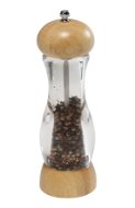 Kesper Salt and Pepper Mill, Gumwood with Transparent Body, height 22cm - Manual Spice Grinder