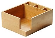 Kesper Box na obrúsky a príbory, bambus 21,5 × 18 cm - Stojan na príbory