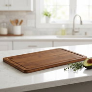 KESPER Cutting and serving board 38 × 25 × 1,6 cm, dark bamboo - Cutting Board