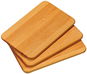KESPER Prkénka na krájení 3 ks, 23 × 15 × 1 cm, bukové dřevo - Krájecí deska