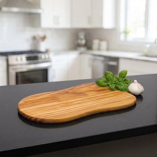 KESPER Cutting and serving board, 35 × 20 × 1,2 cm, olive wood - Cutting Board - Main image
