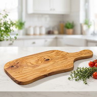 KESPER Cutting and serving board, 39 × 16,5 × 1,6 cm, olive wood - Cutting Board