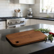 KESPER Cutting board, 23 × 15 × 1 cm, dark bamboo - Cutting Board