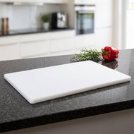 KESPER Cutting board, 53 × 32,5 × 1,5 cm, plastic, white - Cutting Board