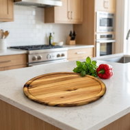 KESPER Pizza board, diameter 32 cm, acacia wood - Cutting Board