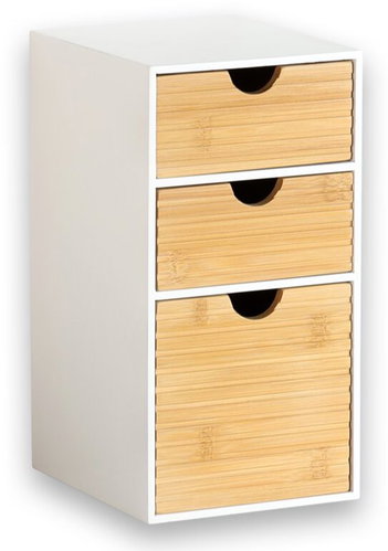 Kesper Organizer with 3 drawers, white/natural - Organiser - Main image