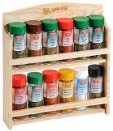 Kesper Shelf with 12 Spice Jar - Spice Container Set