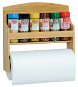 Kesper Shelf with Spice Jars and Paper Roll - Spice Container Set