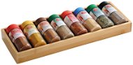 Kesper Box made of Bamboo with 8 Jars - Spice Container Set