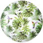 Plate Kesper Plate with Tropical Leaf Decor, Plastic, Diameter  of 25cm - Talíř