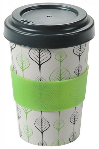 Kesper Coffee Mug with Leaves Decor, 400ml - Thermal Mug - Main image