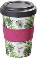 Kesper Coffee Mug with Tropical Leaves Decor, 400ml - Thermal Mug