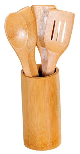 Bamboo - Cooking pcs, Spoon Kitchen Set 5 Kesper