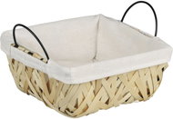 KESPER Wooden bread basket with fabric insert, 100 × 235 × 200 mm - Bread Basket